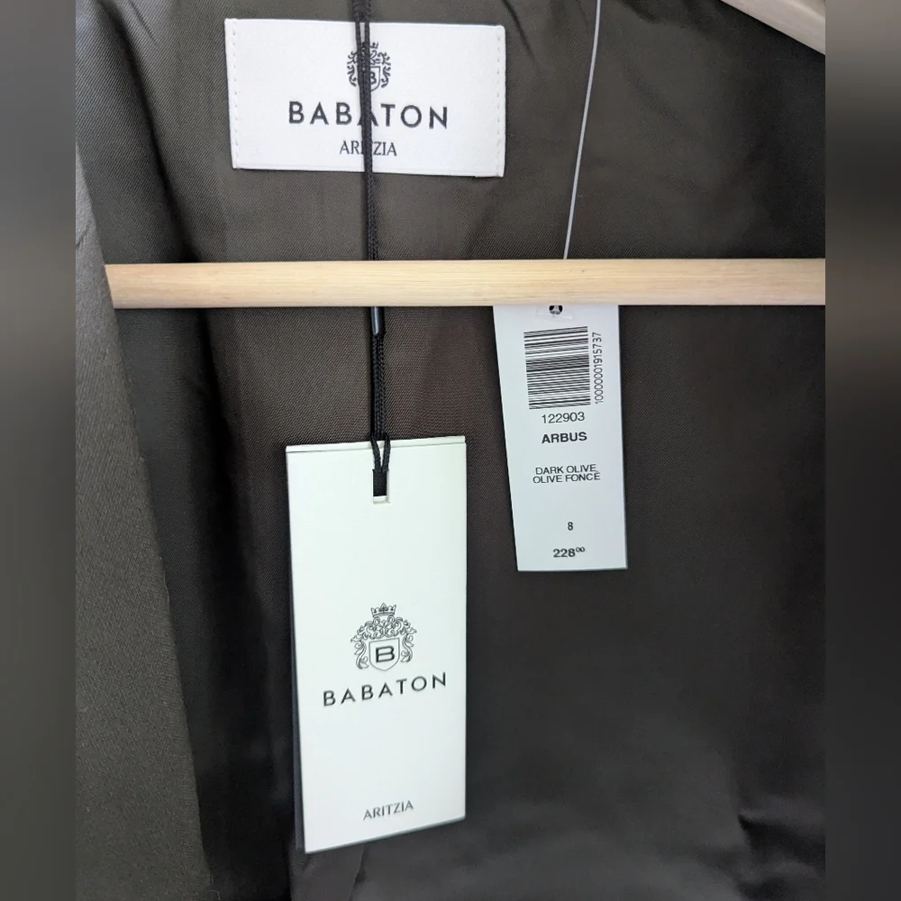 NWT Aritzia Babaton Arbus Blazer Size 8 - Picture 7 of 8